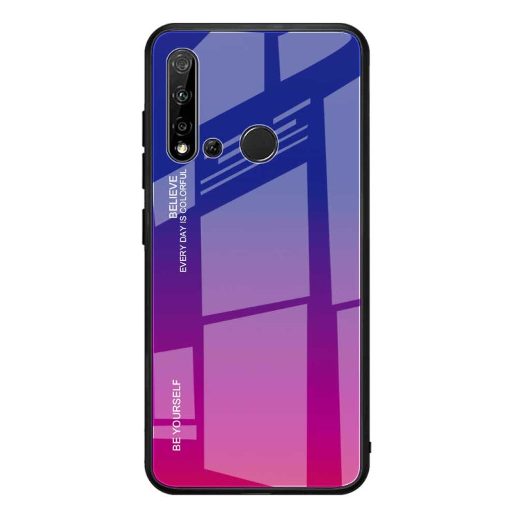 Gradient Color Glass Case, For Huawei P Smart Z, For Huawei Nova 5i, For Galaxy A10s