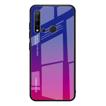 Gradient Color Glass Case, For Huawei P Smart Z, For Huawei Nova 5i, For Galaxy A10s