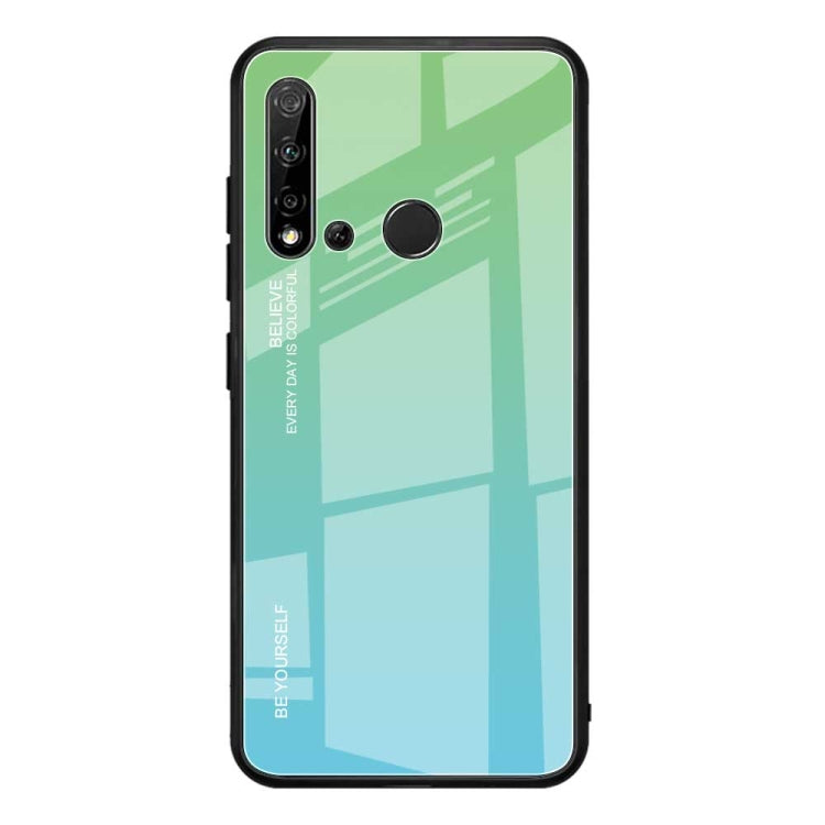Gradient Color Glass Case, For Huawei P Smart Z, For Huawei Nova 5i, For Galaxy A10s