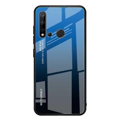 Gradient Color Glass Case, For Huawei P Smart Z, For Huawei Nova 5i, For Galaxy A10s