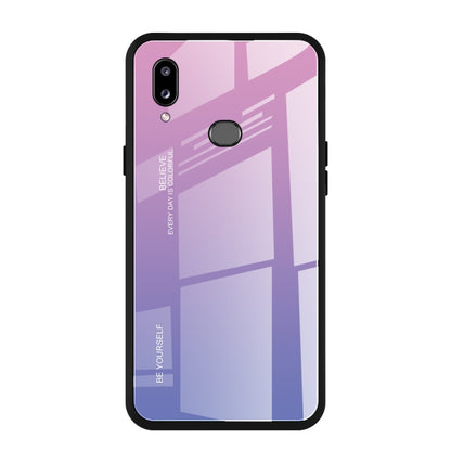 Gradient Color Glass Case, For Huawei P Smart Z, For Huawei Nova 5i, For Galaxy A10s