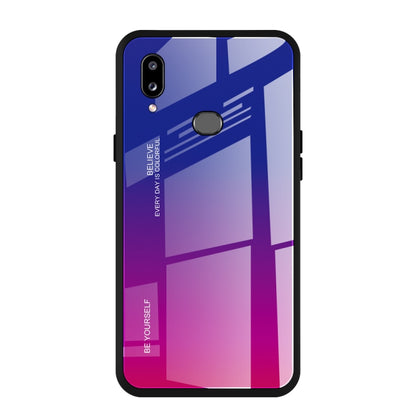 Gradient Color Glass Case, For Huawei P Smart Z, For Huawei Nova 5i, For Galaxy A10s