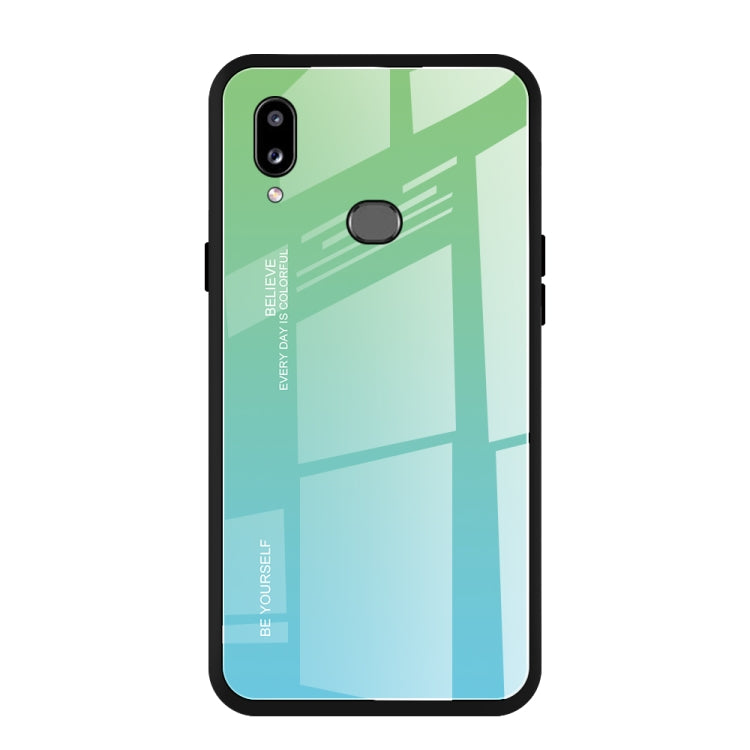 Gradient Color Glass Case, For Huawei P Smart Z, For Huawei Nova 5i, For Galaxy A10s