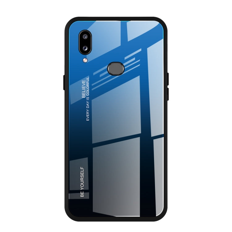 Gradient Color Glass Case, For Huawei P Smart Z, For Huawei Nova 5i, For Galaxy A10s