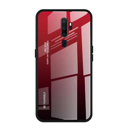 Gradient Color Glass Case, For Galaxy A80, For OPPO A9 (2020), For OPPO F3