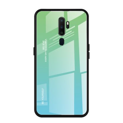 Gradient Color Glass Case, For Galaxy A80, For OPPO A9 (2020), For OPPO F3