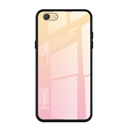 Gradient Color Glass Case, For Galaxy A80, For OPPO A9 (2020), For OPPO F3