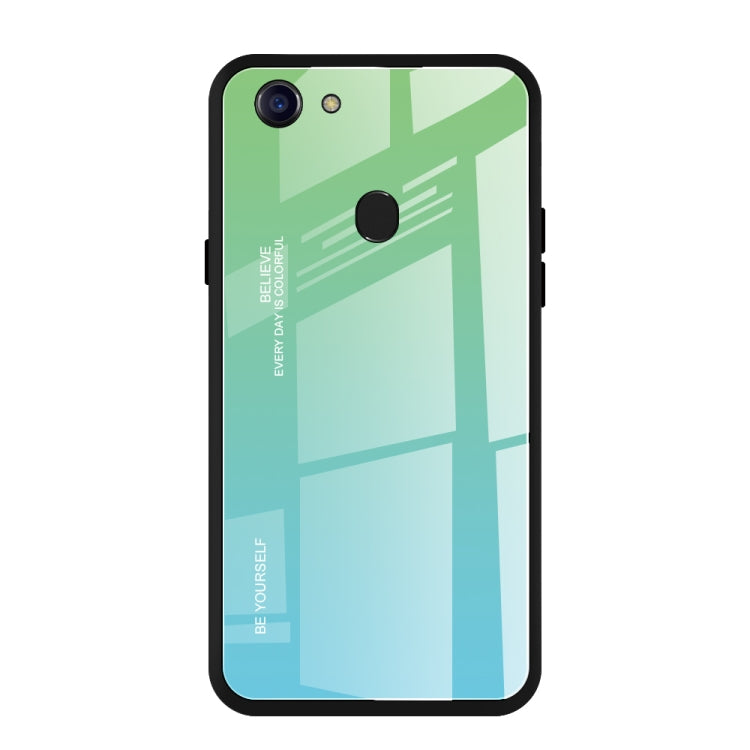 Gradient Color Glass Case, For OPPO F5, For Vivo V7, For Vivo V11