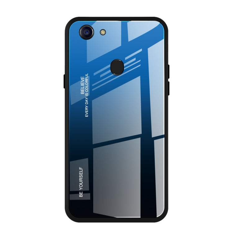 Gradient Color Glass Case, For OPPO F5, For Vivo V7, For Vivo V11