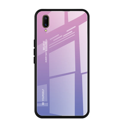 Gradient Color Glass Case, For OPPO F5, For Vivo V7, For Vivo V11