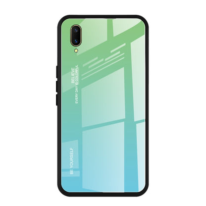 Gradient Color Glass Case, For OPPO F5, For Vivo V7, For Vivo V11
