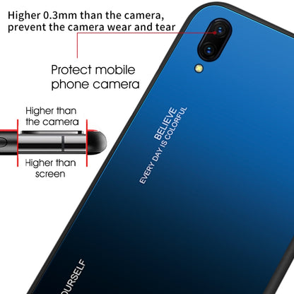 Gradient Color Glass Case, For Vivo X23, For Vivo Y17, For Vivo Y83