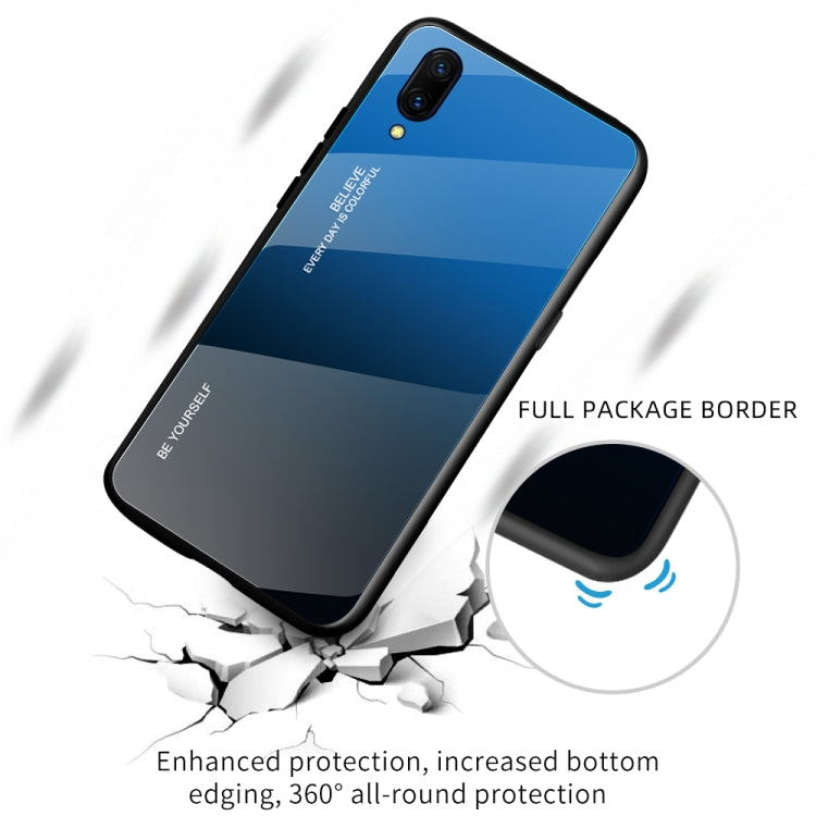 Gradient Color Glass Case, For Vivo X23, For Vivo Y17, For Vivo Y83