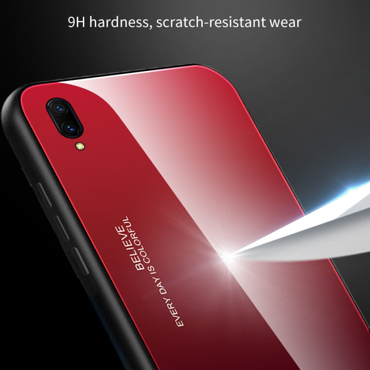 Gradient Color Glass Case, For Vivo X23, For Vivo Y17, For Vivo Y83