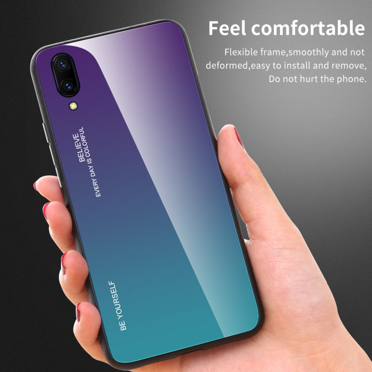 Gradient Color Glass Case, For Vivo X23, For Vivo Y17, For Vivo Y83