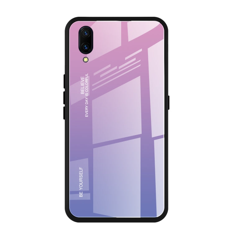 Gradient Color Glass Case, For Vivo X23, For Vivo Y17, For Vivo Y83