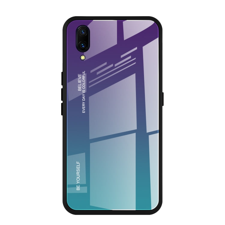 Gradient Color Glass Case, For Vivo X23, For Vivo Y17, For Vivo Y83