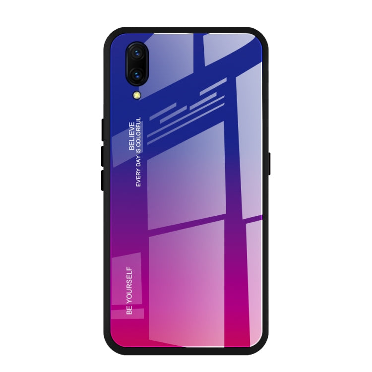 Gradient Color Glass Case, For Vivo X23, For Vivo Y17, For Vivo Y83