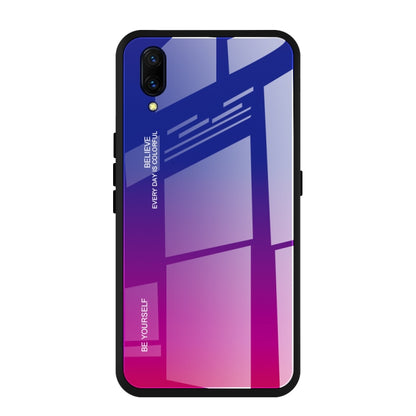 Gradient Color Glass Case, For Vivo X23, For Vivo Y17, For Vivo Y83