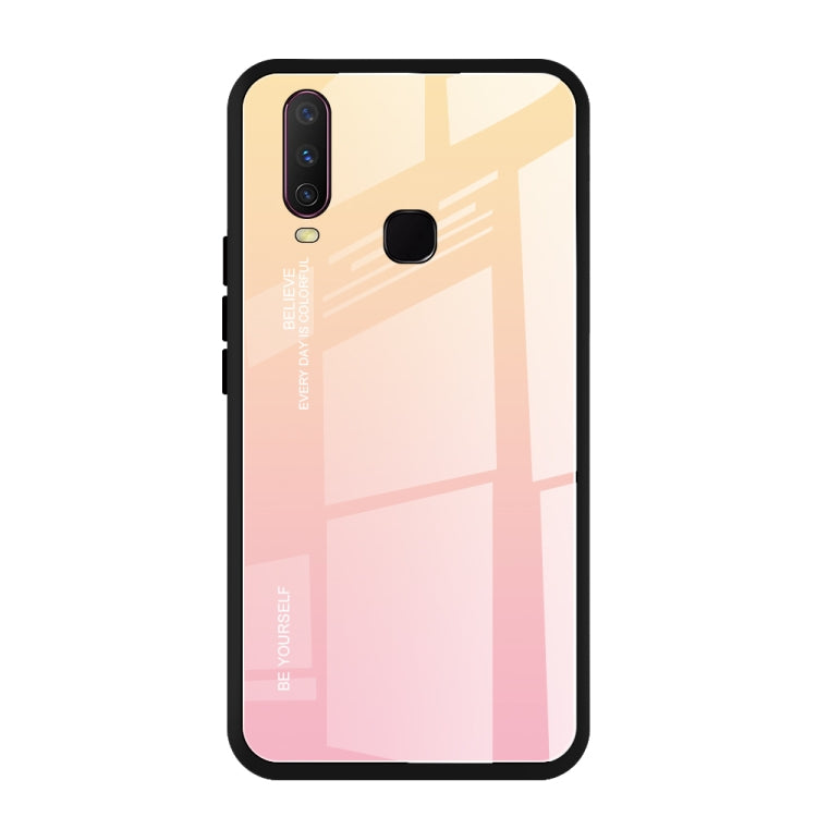 Gradient Color Glass Case, For Vivo X23, For Vivo Y17, For Vivo Y83