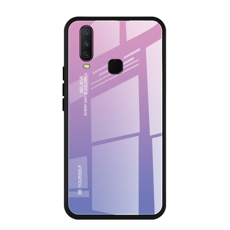 Gradient Color Glass Case, For Vivo X23, For Vivo Y17, For Vivo Y83