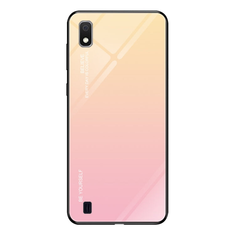 Gradient Color Glass Case, For Galaxy A10, For Galaxy A30, For Galaxy A50