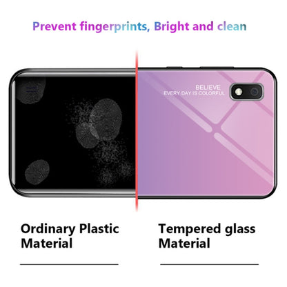 Gradient Color Glass Case, For Galaxy A10, For Galaxy A30, For Galaxy A50