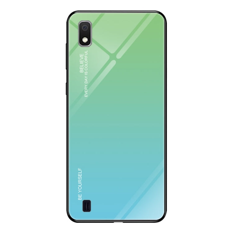 Gradient Color Glass Case, For Galaxy A10, For Galaxy A30, For Galaxy A50
