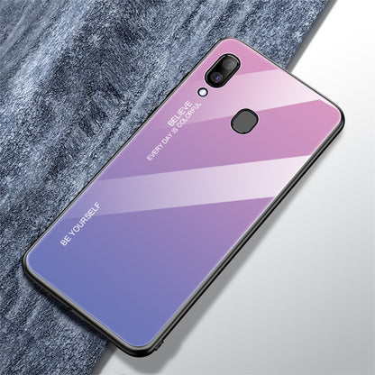 Gradient Color Glass Case, For Galaxy A10, For Galaxy A30, For Galaxy A50