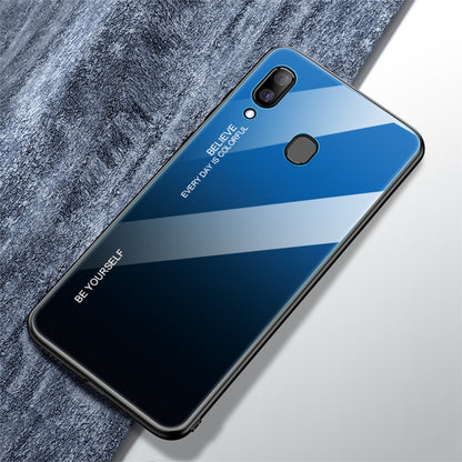 Gradient Color Glass Case, For Galaxy A10, For Galaxy A30, For Galaxy A50