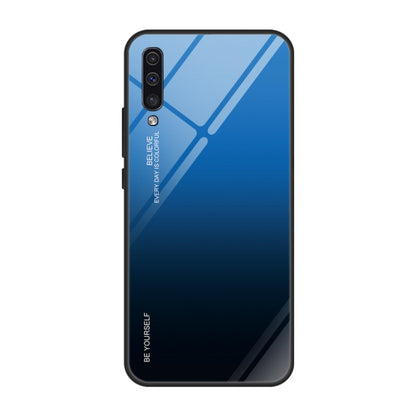 Gradient Color Glass Case, For Galaxy A10, For Galaxy A30, For Galaxy A50