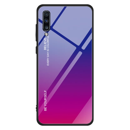 Gradient Color Glass Case, For Galaxy A60, For Galaxy A70, For Galaxy M10