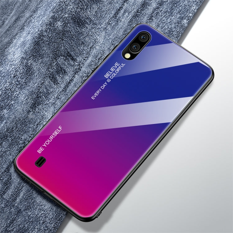 Gradient Color Glass Case, For Galaxy A60, For Galaxy A70, For Galaxy M10