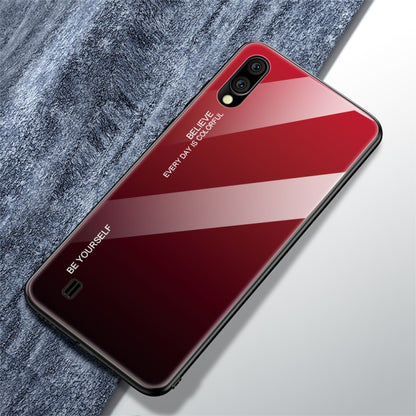 Gradient Color Glass Case, For Galaxy A60, For Galaxy A70, For Galaxy M10