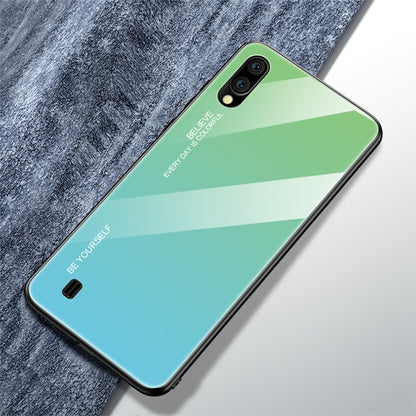 Gradient Color Glass Case, For Galaxy A60, For Galaxy A70, For Galaxy M10