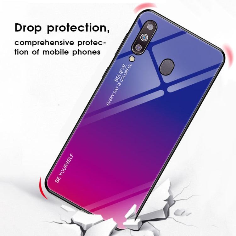 Gradient Color Glass Case, For Galaxy M30, For Galaxy Note 9, For Galaxy S9