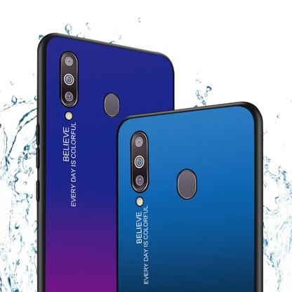 Gradient Color Glass Case, For Galaxy M30, For Galaxy Note 9, For Galaxy S9
