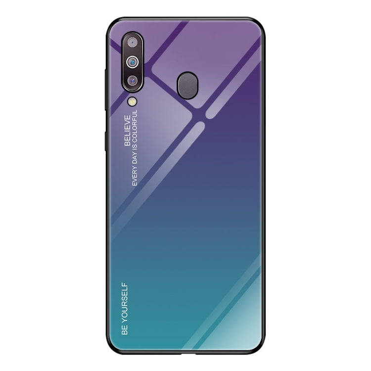Gradient Color Glass Case, For Galaxy M30, For Galaxy Note 9, For Galaxy S9