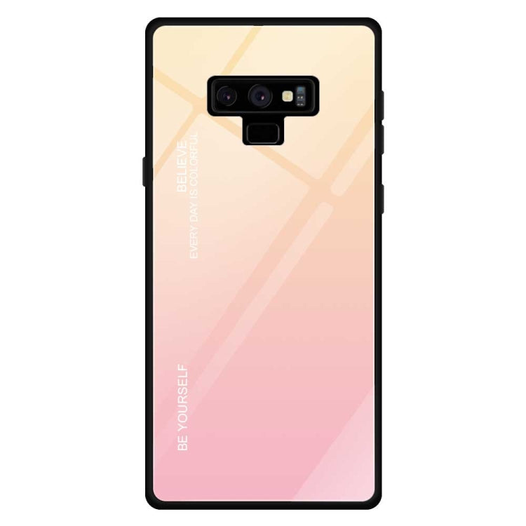 Gradient Color Glass Case, For Galaxy M30, For Galaxy Note 9, For Galaxy S9