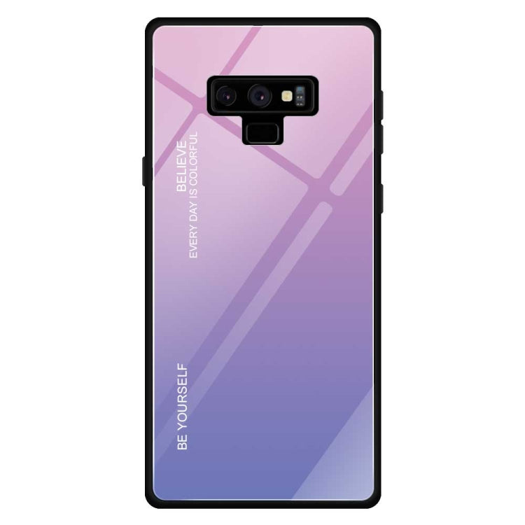 Gradient Color Glass Case, For Galaxy M30, For Galaxy Note 9, For Galaxy S9