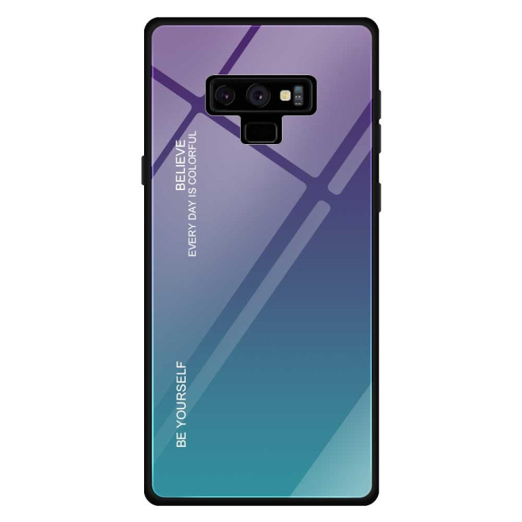 Gradient Color Glass Case, For Galaxy M30, For Galaxy Note 9, For Galaxy S9