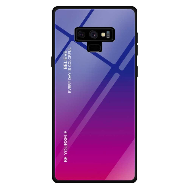 Gradient Color Glass Case, For Galaxy M30, For Galaxy Note 9, For Galaxy S9