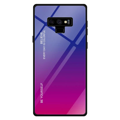 Gradient Color Glass Case, For Galaxy M30, For Galaxy Note 9, For Galaxy S9