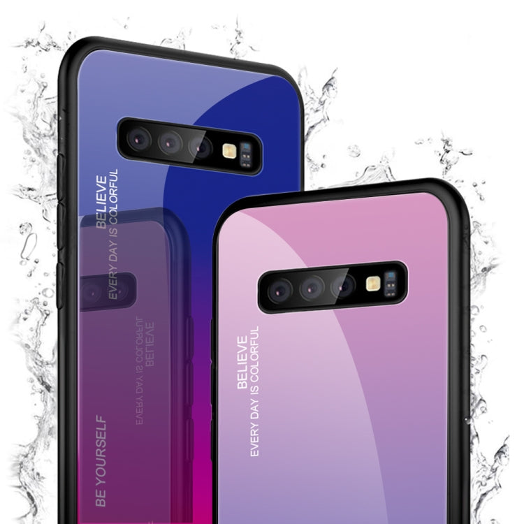 Gradient Color Glass Case, For Galaxy S10, For Xiaomi Mi 9