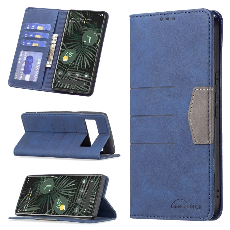 Magnetic Splicing Leather Phone Case, For Google Pixel 6 Pro, For Google Pixel 6, For Xiaomi Redmi 9A, For Xiaomi Redmi 9C, For Xiaomi Redmi 9, For Xiaomi Redmi 10