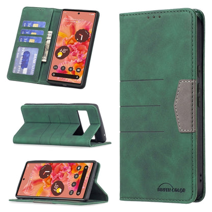 Magnetic Splicing Leather Phone Case, For Google Pixel 6 Pro, For Google Pixel 6, For Xiaomi Redmi 9A, For Xiaomi Redmi 9C, For Xiaomi Redmi 9, For Xiaomi Redmi 10