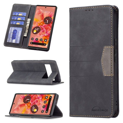 Magnetic Splicing Leather Phone Case, For Google Pixel 6 Pro, For Google Pixel 6, For Xiaomi Redmi 9A, For Xiaomi Redmi 9C, For Xiaomi Redmi 9, For Xiaomi Redmi 10