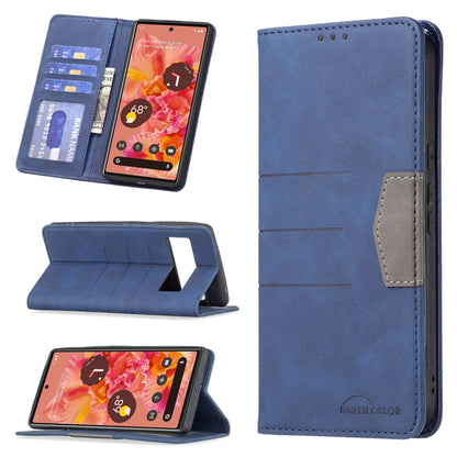 Magnetic Splicing Leather Phone Case, For Google Pixel 6 Pro, For Google Pixel 6, For Xiaomi Redmi 9A, For Xiaomi Redmi 9C, For Xiaomi Redmi 9, For Xiaomi Redmi 10