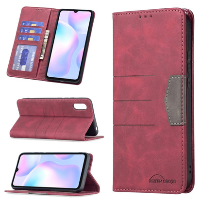 Magnetic Splicing Leather Phone Case, For Google Pixel 6 Pro, For Google Pixel 6, For Xiaomi Redmi 9A, For Xiaomi Redmi 9C, For Xiaomi Redmi 9, For Xiaomi Redmi 10