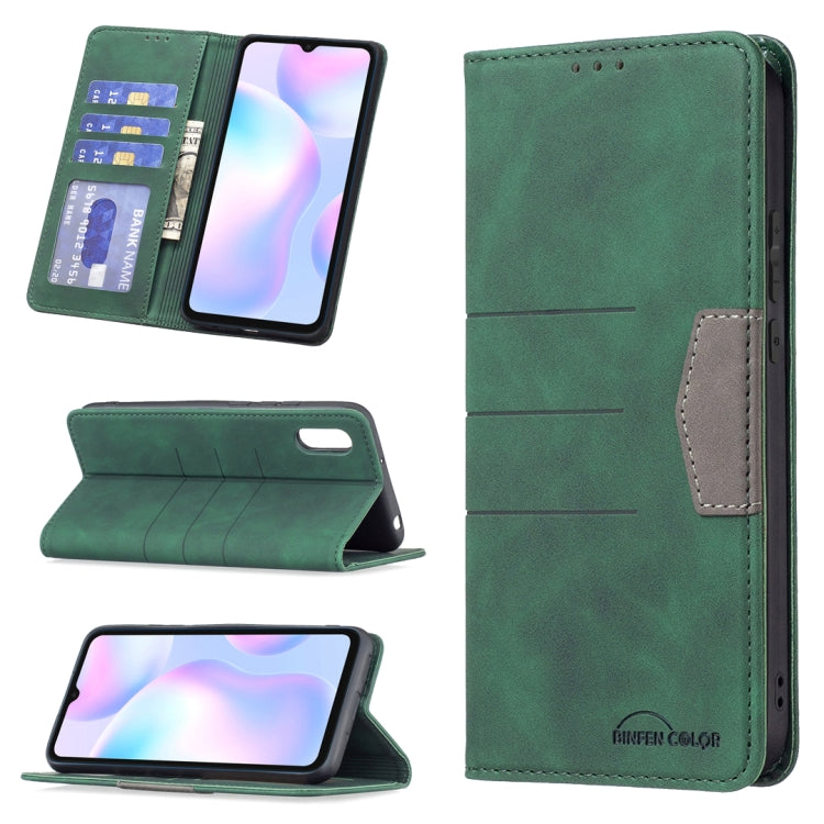 Magnetic Splicing Leather Phone Case, For Google Pixel 6 Pro, For Google Pixel 6, For Xiaomi Redmi 9A, For Xiaomi Redmi 9C, For Xiaomi Redmi 9, For Xiaomi Redmi 10